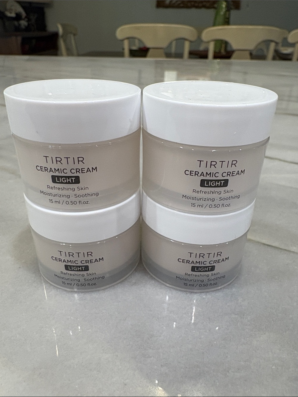 Tirtir Ceramic Cream Light .5 oz.x4